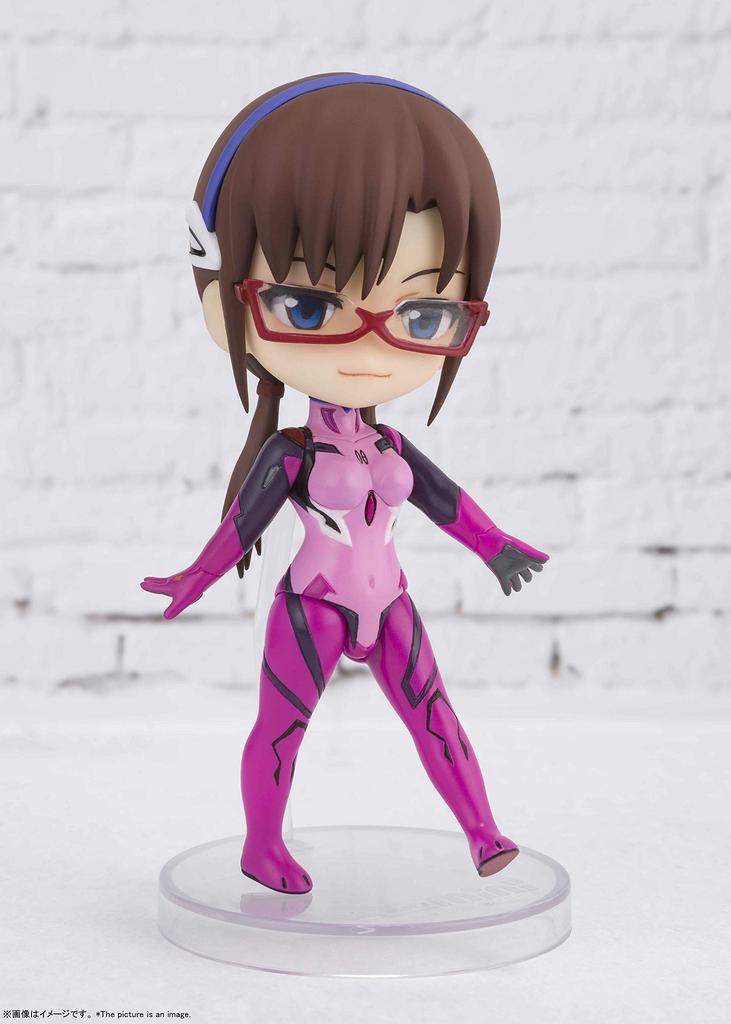 TAMASHII NATIONS Figuarts mini Evangelion Makinami Mari Illustrious примерно 90 мм окрашенная подвижная фигурка из ПВХ и АБС