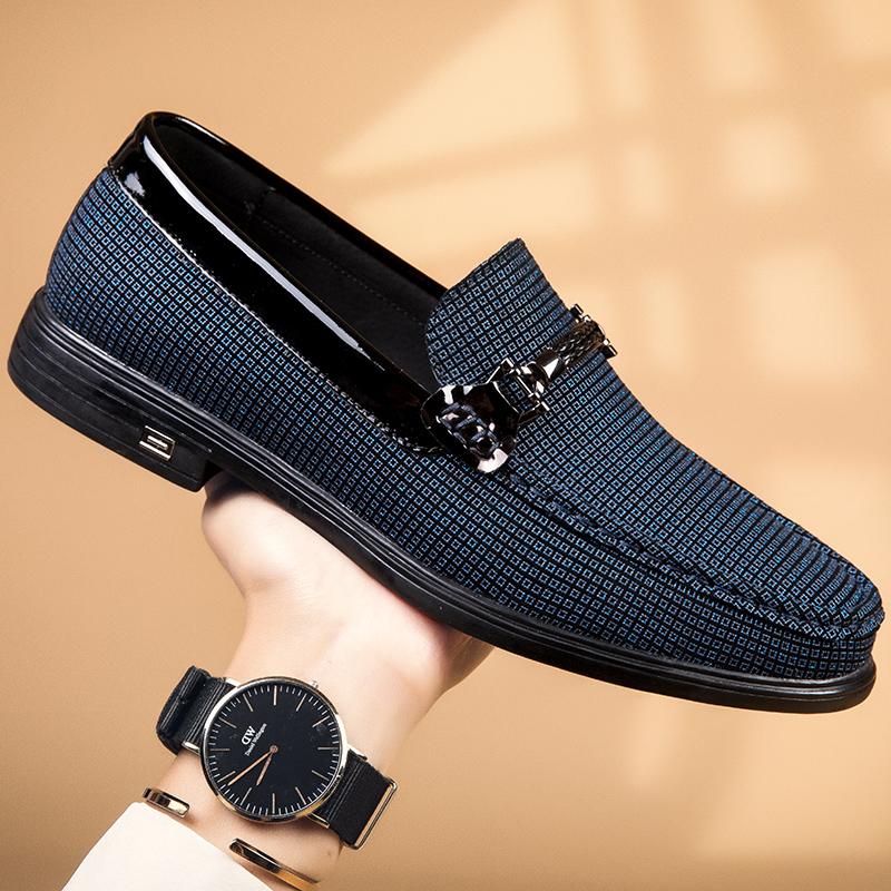 Luxury Brand Men's Comfortable Round Toe Casual Loafers Fashionable Outdoor Men's Breathable and Non Slip Casual Driving Shoes
