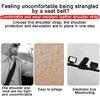 2PCS Car Seat Belt Covers, Polyester Fiber Vehicle Seatbelt Cushion Pad Protector, Automotive Safe Strap Cover Pad Help Protect Neck And Shoulder,