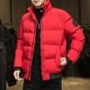 Зимняя одежда больших размеров с хлопковой подкладкой, мужская новая тенденция, корейская версия воротника-стойки, утолщенная теплая хлопковая одежда