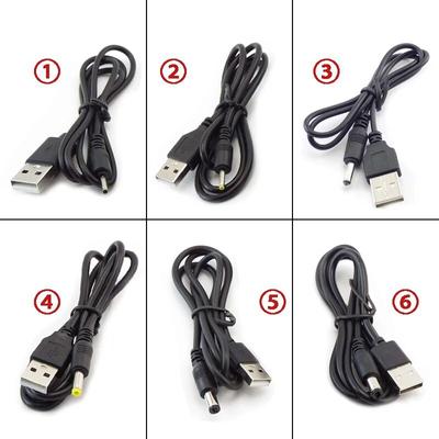 USB тип A, штекер постоянного тока 3,5 1,35 4,0 1,7 5,5 2,1 5,5 2,5 мм, удлинитель шнура питания, разъем кабеля питания
