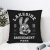 Lakeside Amusement Park Varsity Square Pillow Case Decorative Pillow Silent Hill Robbie the Rabbit Customized Cushion Covers