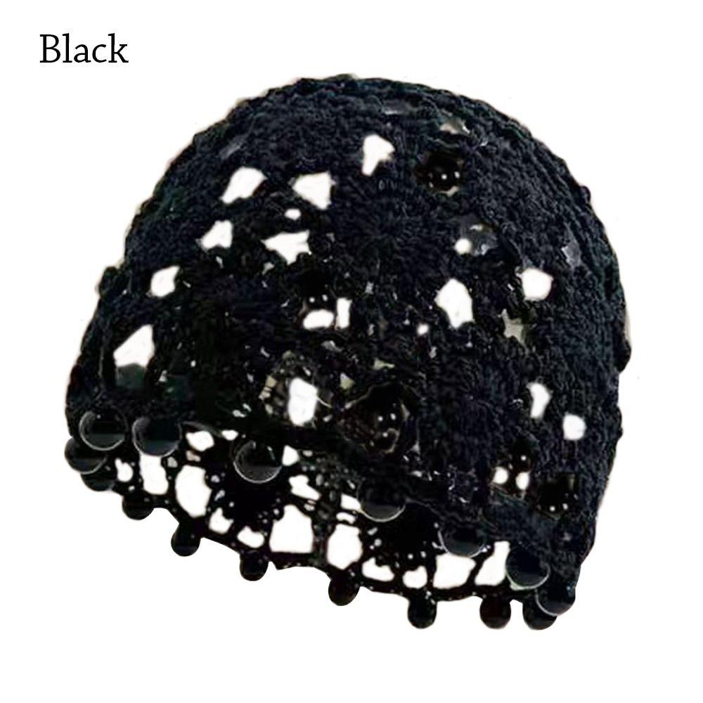 Кружевной берет, выдолбленная шапка Skullies, дышащая вязаная шапка для женщин