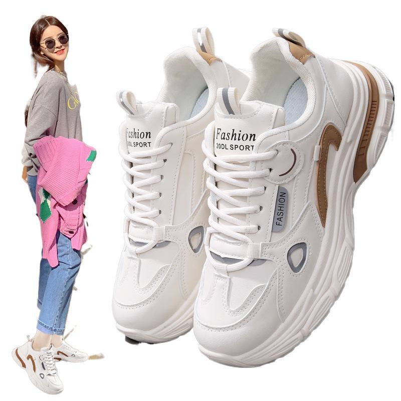 Dad shoes spring and autumn new student sports large size velvet two cotton shoes