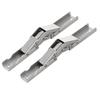 2pcs/set 90/180 Degree Self-Locking Folding Hinges Steel Folding Brackets Table Legs Hidden Hinge Flat Extension Support Bracket