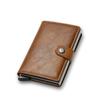 Slim Thin RFID Business Card Holder Name Card Case Carbon Fiber Wallet Men Bank Cradholder Minimalist Walets Money Bag with Hasp