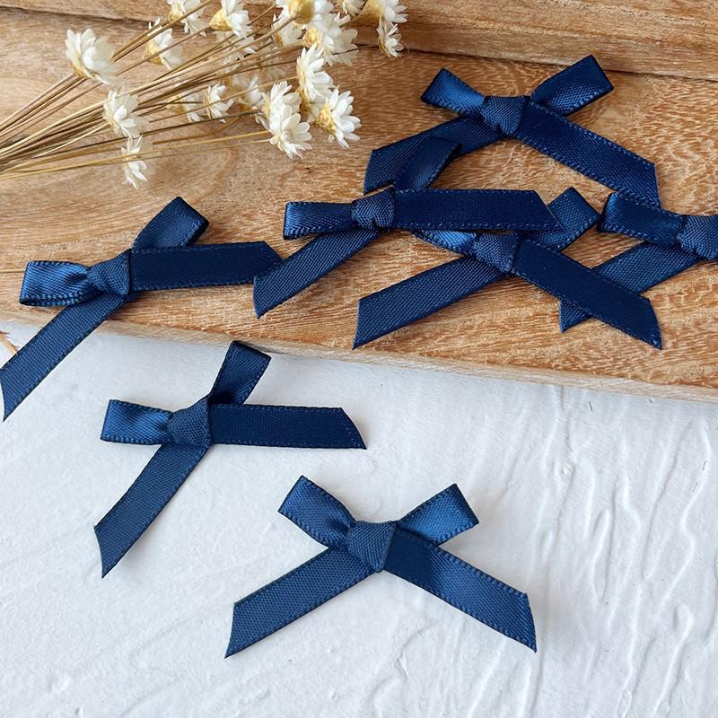 Ручной бант из ленты шириной 2,5 см для DIY одежды и аксессуаров для волос, держателей для открыток и украшений