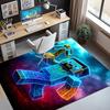 Gamer Pattern Rug, Indoor/Outdoor Mat, for Picnic, Gameroom, Bedroom, Office, Living Room, Home Decor Carpet, Birthday Gift