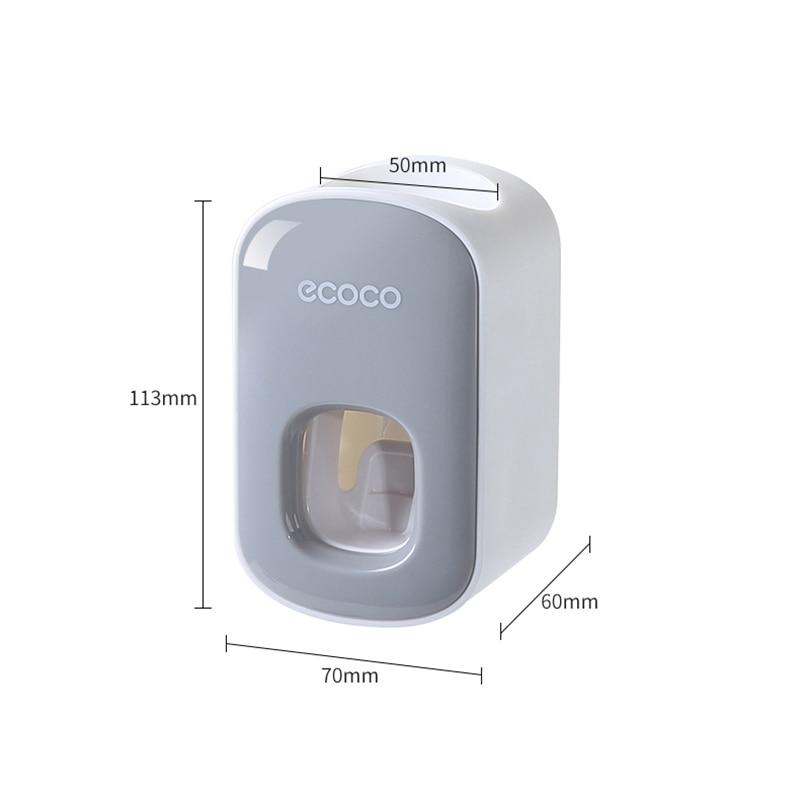 Набор аксессуаров для ванной комнаты Автоматический дозатор зубной пасты Настенное крепление Соковыжималка для зубной пасты Держатель зубной пасты Стойка