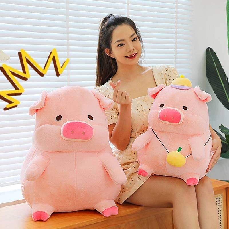Очаровательный плюшевый рюкзак в виде свинки Лулу, милая кукла-мягкая игрушка, сладкая подушка для обнимания, подарок
