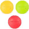 Dingdongpet Pet Flying Disc Toy 3 Types M, Red, Green, Yellow, 1 Set