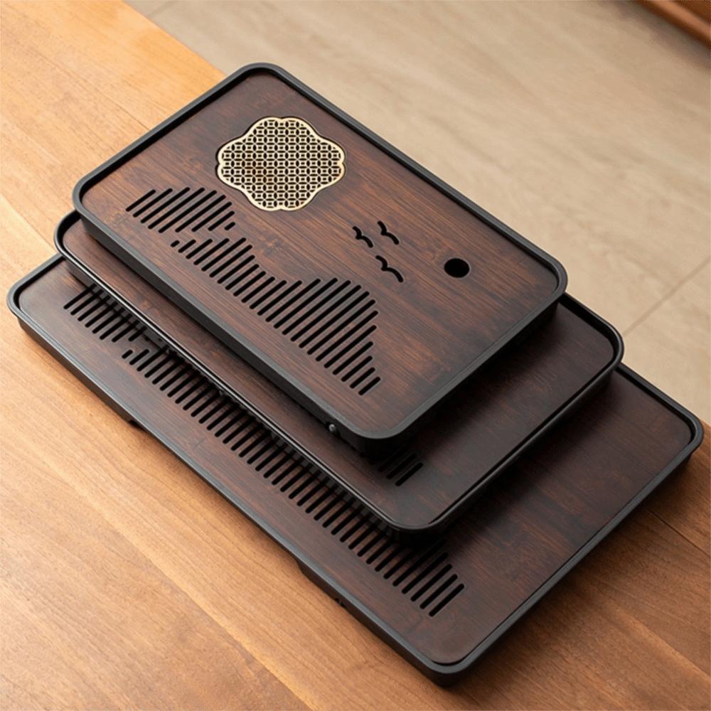 Rectangular Tea Serving Plate Japanese Style Water Storage Tea Tray Tea Platform  Tea Room