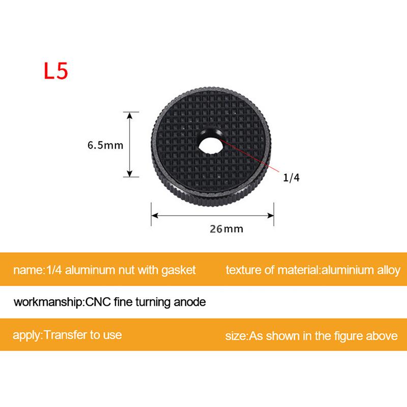 Винт для камеры 1/4 3/8 5/8 дюйма гайка аксессуары для фотографии площадка башмак ручка блокировки адаптер крепления для стойки вспышки для DSLR штатива селфи-палки