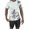 Летняя футболка DeepSEA с рисунком пальмы и цифровым принтом 2403220