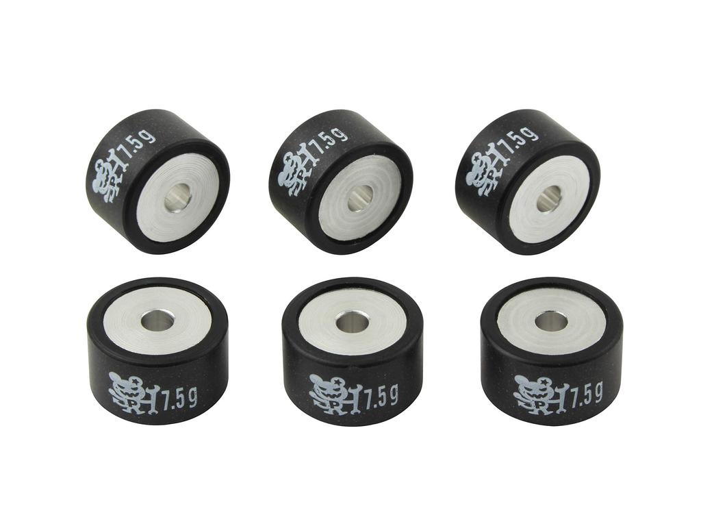 POSH FAITH Motorcycle Accessories Cygnus X Performance Weight Rollers of 0 (Pack 6) 7.5g 022016-75