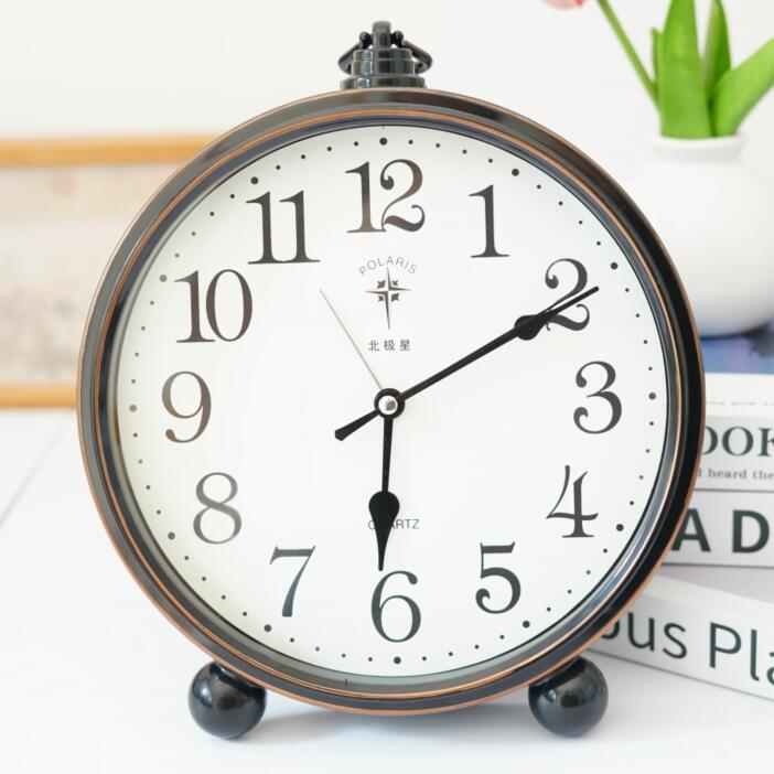 Polaris Пожилой Мужчина Бесшумный Будильник Большие Цифровые Домашние Часы Современные Простые Студенческие Настольные Часы Гостиная Спальня Настольные Часы