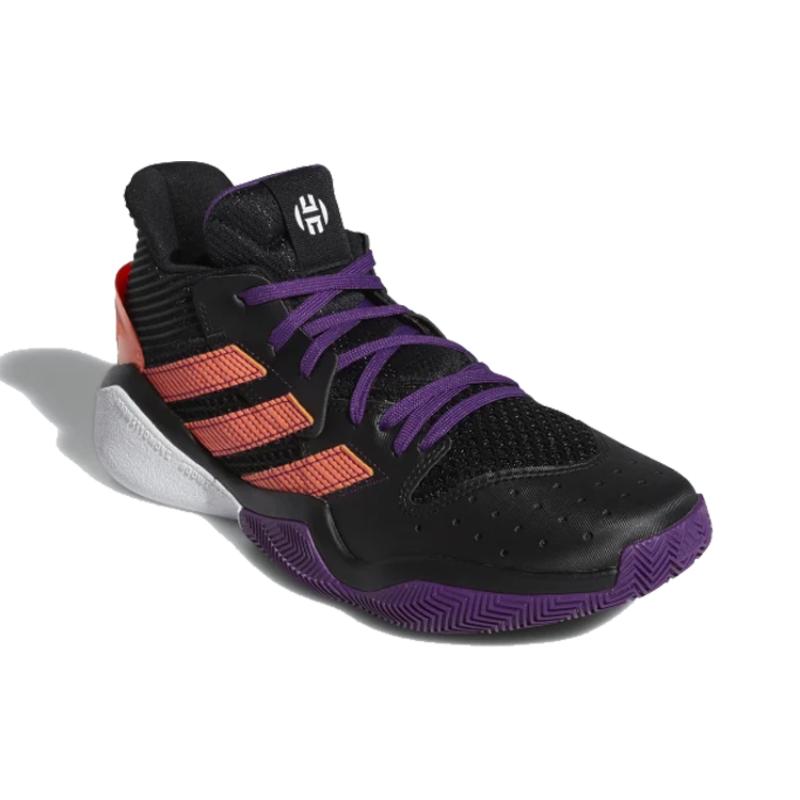 Adidas Harden Stepback Black Purple Coral Sneakers EF9889