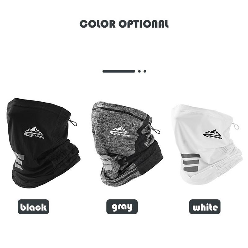 Summer Sun Protection Icy Silk Cycling Face Mask Reusable Face Scarf Mask For Outdoor Fishing Cycling