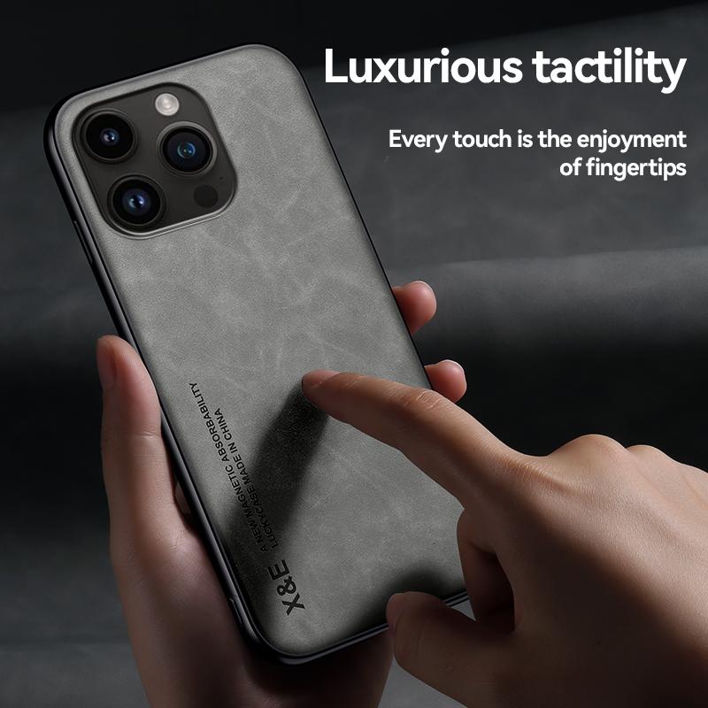Роскошный кожаный чехол с магнитной застежкой для Iphone 14 13 12 11 Pro Max Mini Xr Xs X 8 7 Plus Se 14pro, автомобильный держатель из овчины в стиле ретро, мягкий чехол