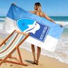 Delfino Pescara 1936 Print Beach Towel, Large Soft Quick Dry Towel for Beach Camping Swimming