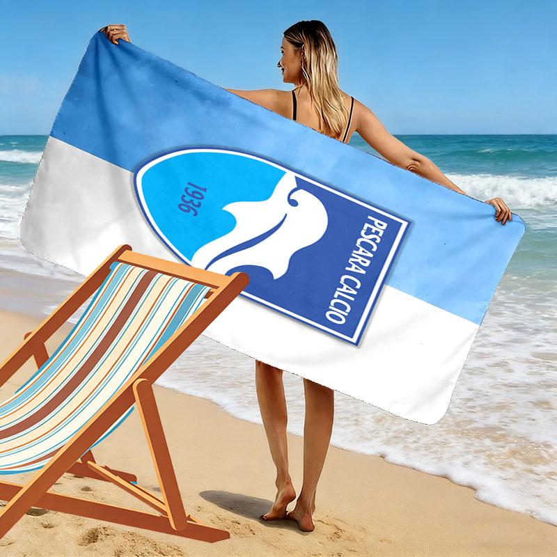 Delfino Pescara 1936 Print Beach Towel, Large Soft Quick Dry Towel for Beach Camping Swimming