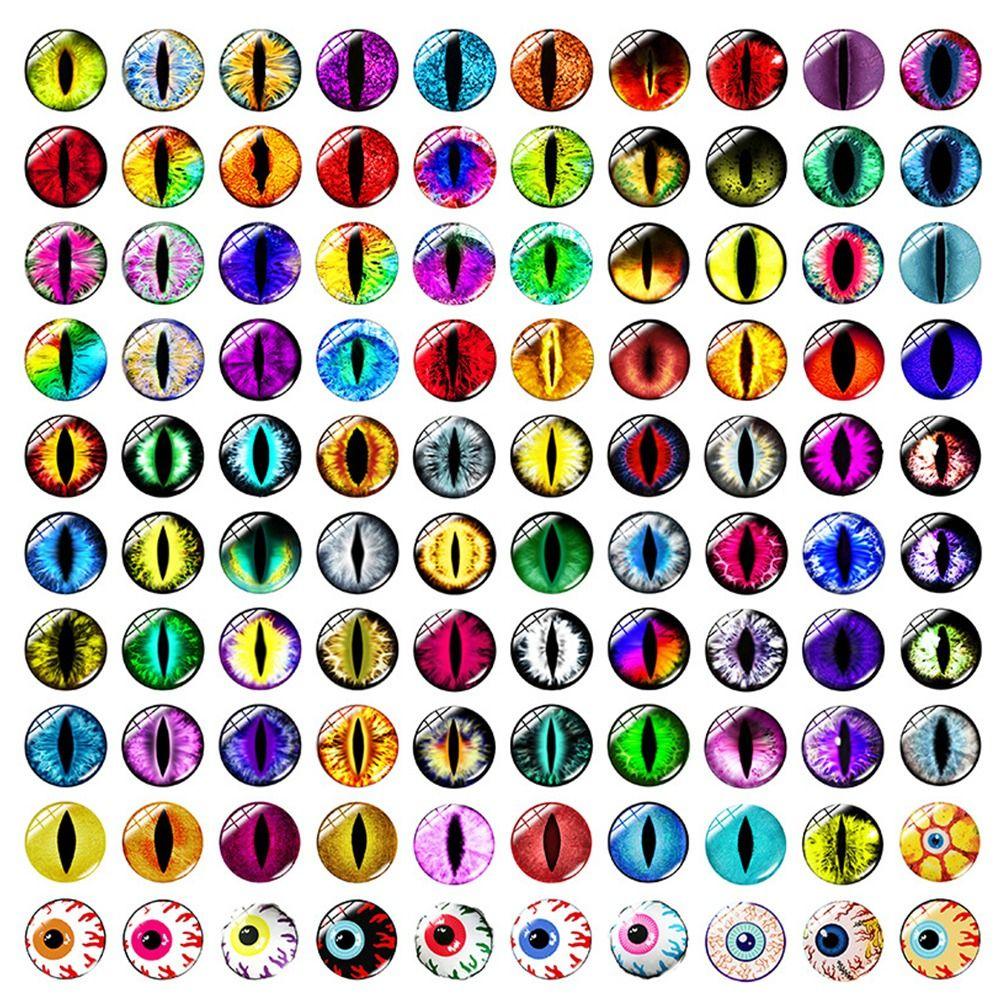 20pcs/10pairs 6mm-20mm Eyes Crafts Eyes Crystal Dolls DIY Tools  DIY Doll Accessories