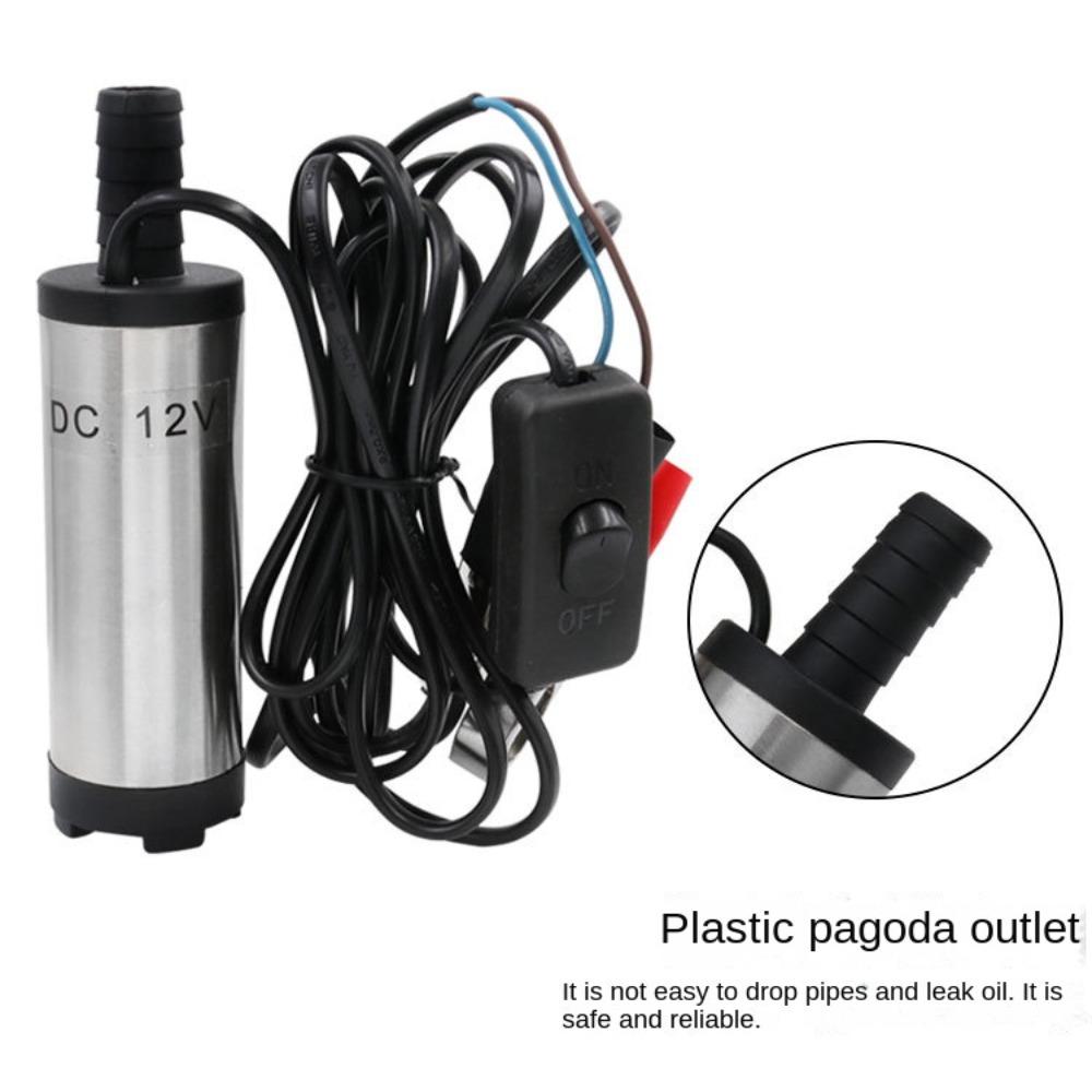 Всасывающий насос для дизельного топлива, бочковой насос для перекачки топлива, 38 мм, электрический погружной насос, автоматический