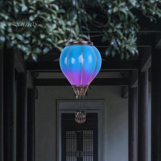 Солнечный фонарь на воздушном шаре с крючком, автоматическое включение/выключение, легко повесить на открытом воздухе, водонепроницаемый воздушный шар на солнечной батарее, декор для лужайки, крыльца