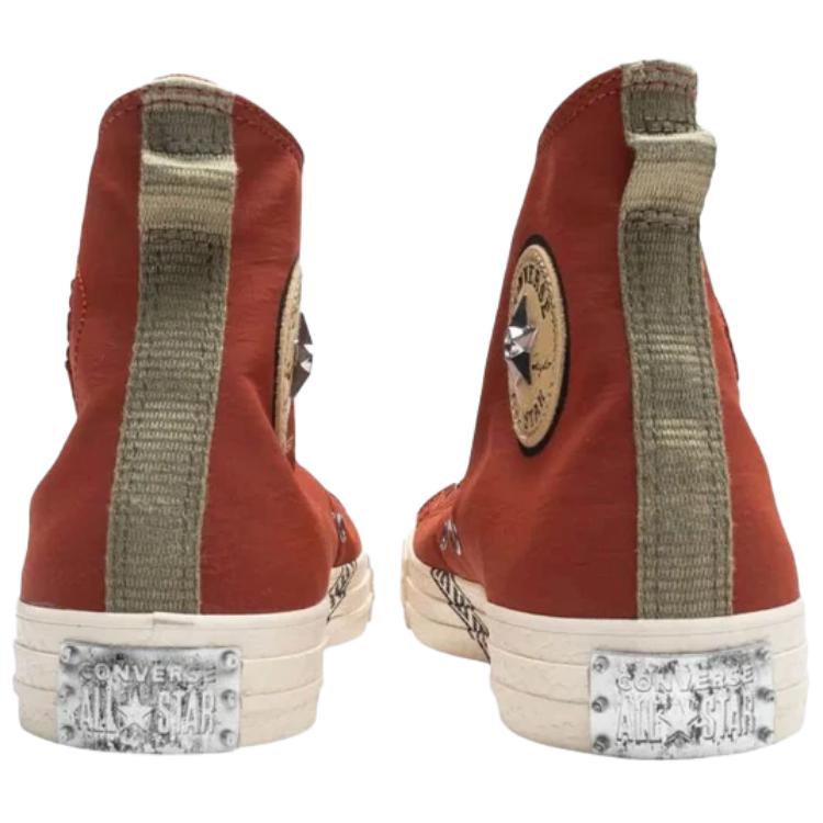 Naruto Shippuden X Converse Chuck Taylor All Star High Gaara Unisex Sneakers Red Ritual-Red Natural-Ivory A14838C