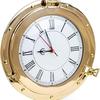 12" Brass Wall Clock Home Decorative Nautical Time's Clock Best Gift