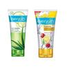 Everyuth Nourishing Aloe Vera & Cucumber Gel, 100gm and Lemon &Cherry, Oil Clear Face Wash, 50gm,