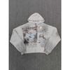FolwStreet Street Clothing Printing Y2K Hoodle Men Women Zippered Pocket Hoodle
