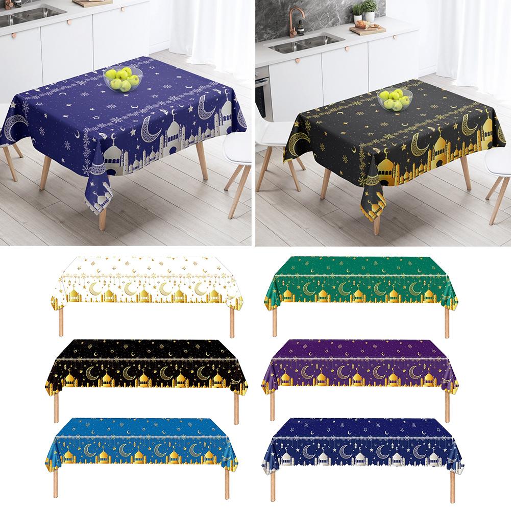 Скатерти Ид Мубарак Рамадан Украшение 2025 Для Дома Подарки Рамадан Декор Посуда Исламская S S8N7