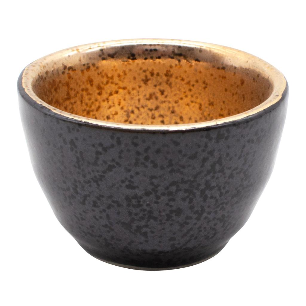 Mino Ware Jug and Cup Half Sake Black Made in Product Number "Gold Glaze" Set, Set, Glaze/Gold Finish, 1.5-cup Set, Tableware, Gift, Father's Day,