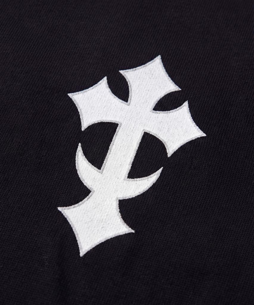 SAINTPAIN Sp Mini Cross Heavyweight Crop Short Sleeve Tee Black