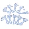1/3/5/10Pcs Tens Machine Electrode Pad Stub Lead Wires Cables Male 3.5Mm