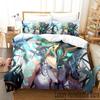 3D Genshin Impact Xiao Anime Bedding Set Duvet Cover Bed Set Quilt Cover Pillowcase Comforter King Queen Size Boys Adult Bedding