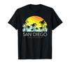 Сан-Диего Калифорния Пляж Пальма Винтаж Кали SD Ла-Хойя 619 Футболка