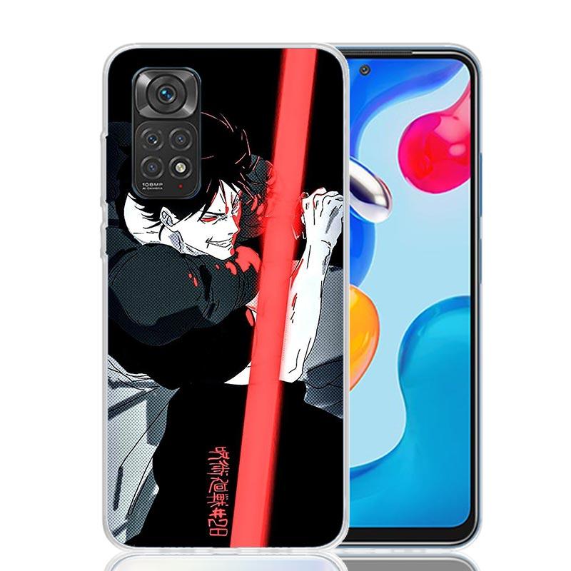 Kaisen J-Jujutsu Fushiguro Toji Phone Case For Xiaomi Redmi Note 10 9 9S 8 8T 7 5 Mi 12T 11T 10T 9T 15 Pro 14 Ultra 12 11 Lite 1
