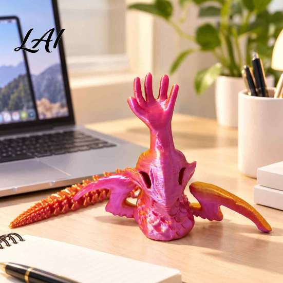 Подвижная сенсорная игрушка 3D-печатное Монстр Морская Статуэтка Суставы Фигурка Гибкое Настольное Украшение Креативное Фэнтези с Подвижными для Декора