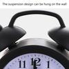 Double Bell Clock Accurate Timekeeping Battery Operated Analog Mini Round Bedside Desk Alarm Clock Cute Kids Gift