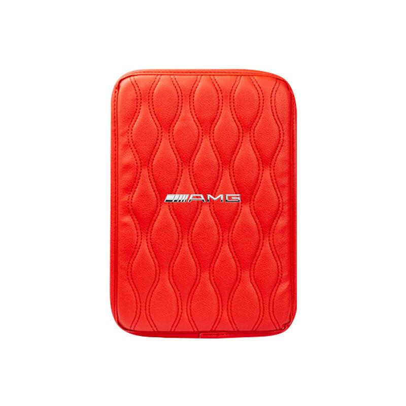 Leather Pad Auto Center Console Arm Rest Non-slip Cover Mats Interior Caps For Mercedes Benz AMG W204 W213 W205 W211 W212 W176 FG2
