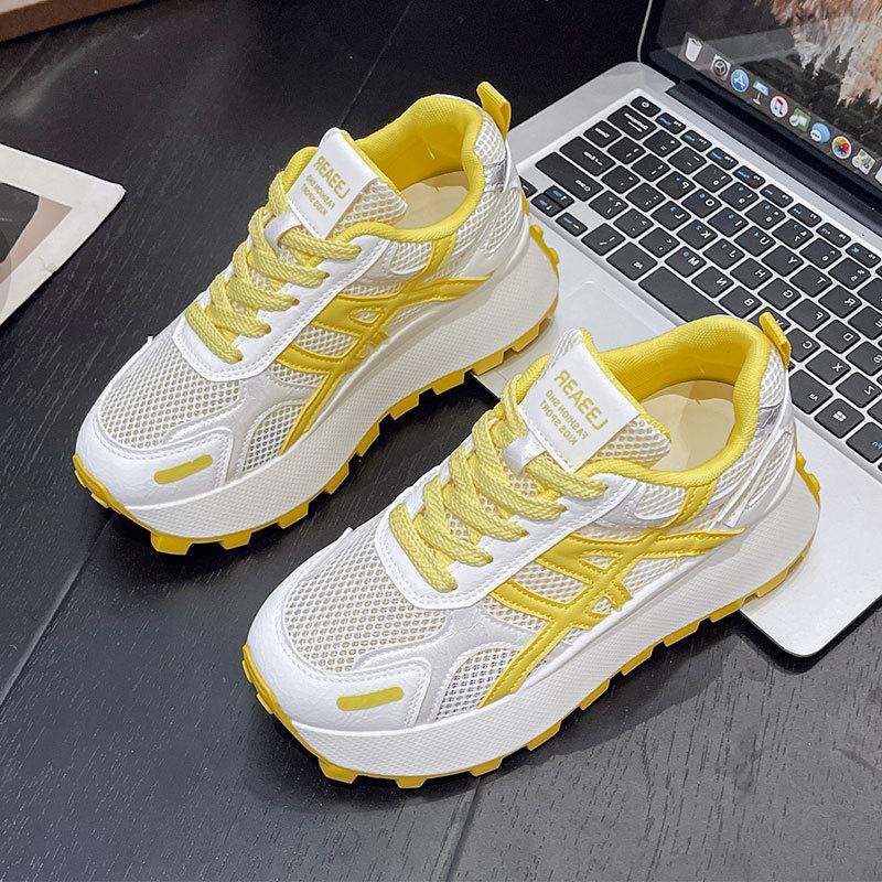 thick-soled German training shoes women's new popular shoes in 2025 women's shoes summer net shoes women's breathable mesh Forrest Gump shoes