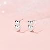 Exquisite Love Stud Earrings Women's Simple Ins Heart-to-heart Earrings