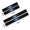 qmzhr10 4pcs Car Door Sill Scuff Plate Stickers Center Cover For Ford Focus 2 3 Mondeo Fiesta Fusion Ghia Ecosport Ranger Mondeo Mustang