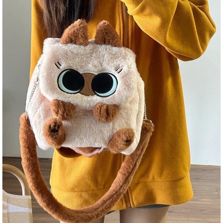 Плюшевый рюкзак в виде сиамского кота, милая кукла, сумка кроссбоди для подростков, для путешествий, школы и