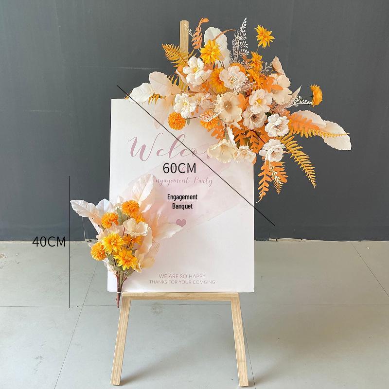 Искусственный Цветочный Декор для Свадебного Места Проведения: для Дорожки, Сцены и Банкетного Зала