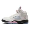 Мужские кроссовки Air Jordan 5 Retro Medium Soft Pink Белый Черный HQ7978-102
