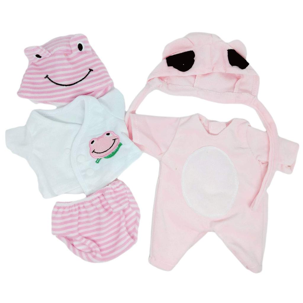 Morytrade кукла кукла младенец новорожденный игрушка для купания младенца нингё реалистичный 30 см комплект одежды и (розовый (Лягушка Медведь))