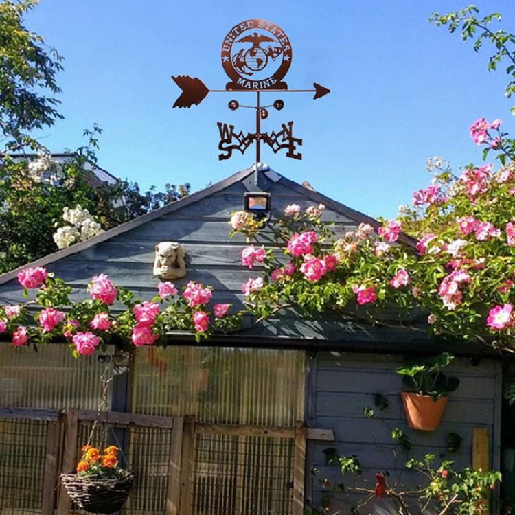 Ретро Фермерский Пейзаж Садовый Колышек Флюгер Профессиональные Измерительные Инструменты Патио